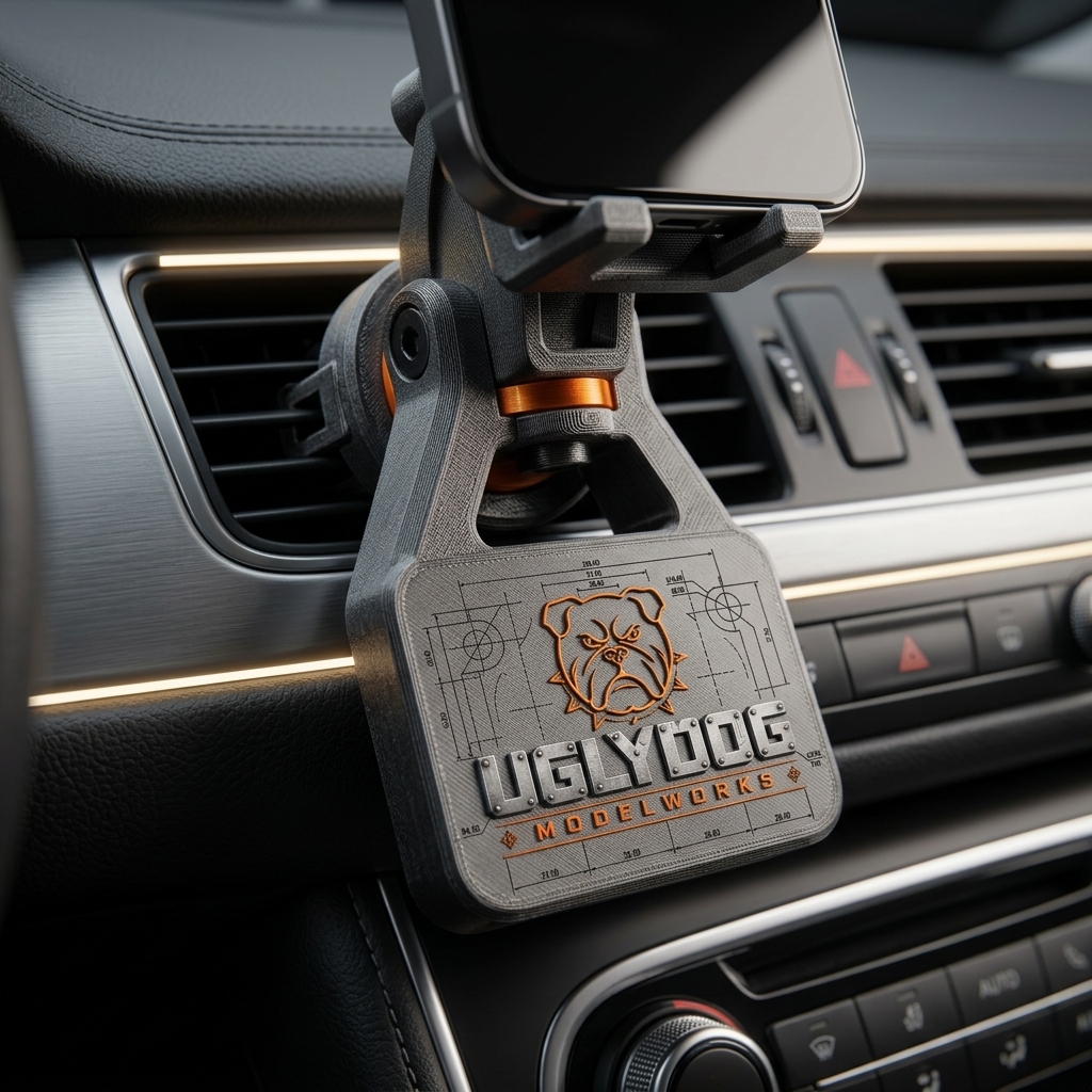 Vehicle phone mount adaptation